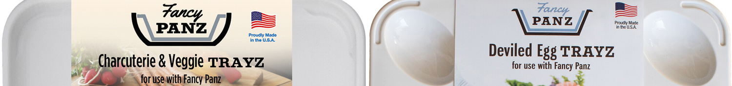 Inserts - Deviled Egg or Charcuterie/Veggie Trayz, for use with Classic & Premium Fancy Panz