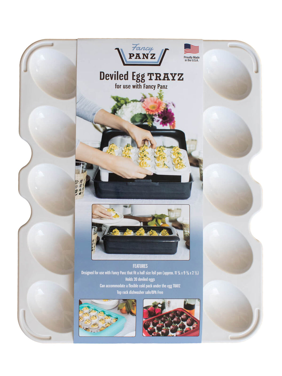 Inserts deviled egg or charcuterie veggie trayz fancy panz 