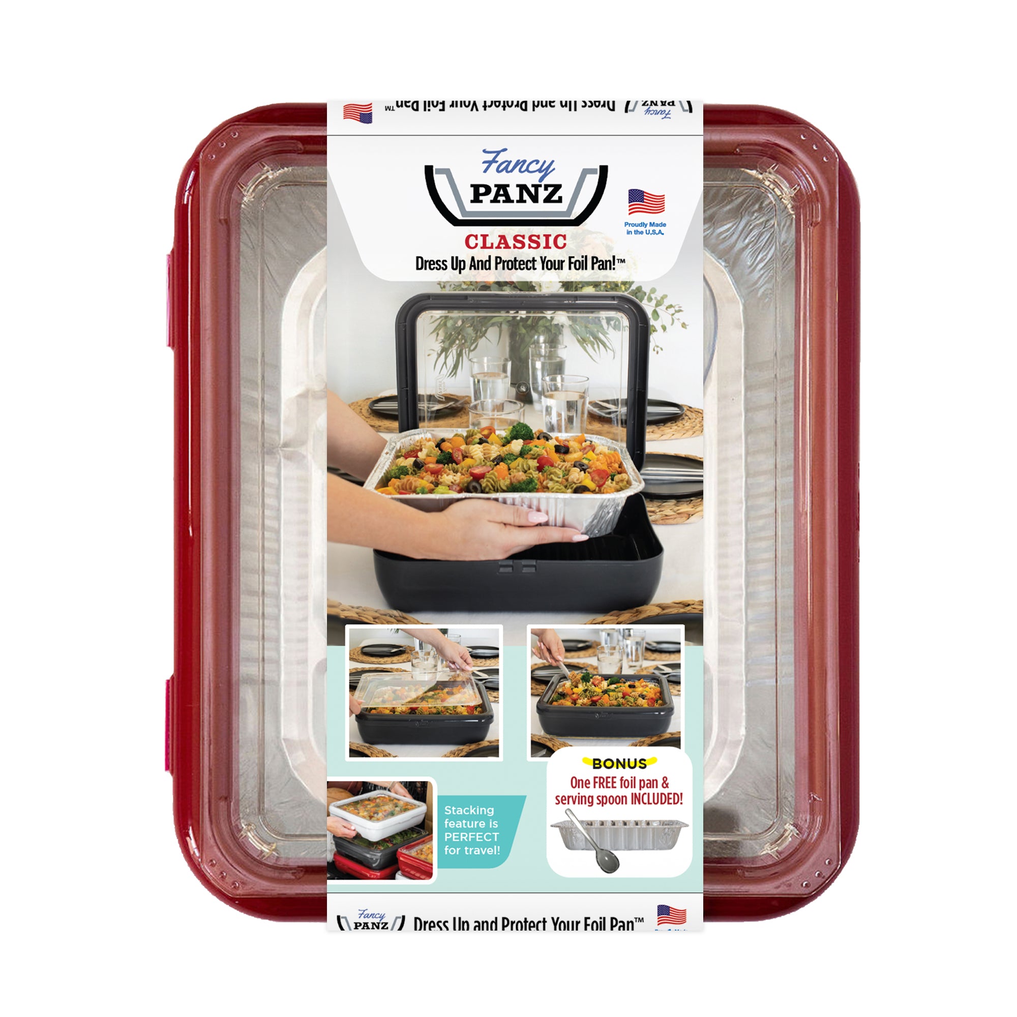Classic Red Potluck Foil Pan and Container – FANCY PANZ™