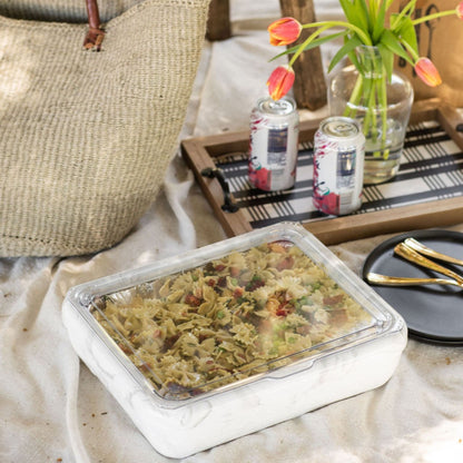 Fancy Panz® Premium - White/Grey Marble, Includes Hot/Cold Gel Pack
