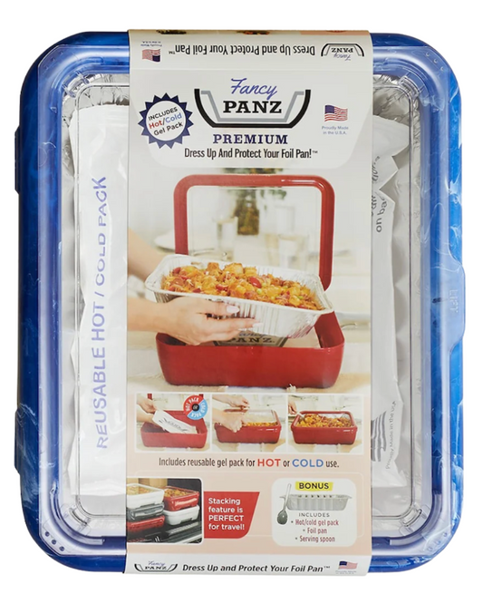 Fancy Panz® Premium - Blue Marble, Includes Hot/Cold Gel Pack