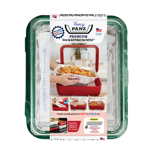 Fancy Panz® Premium - Green Marble, Includes Hot/Cold Gel Pack