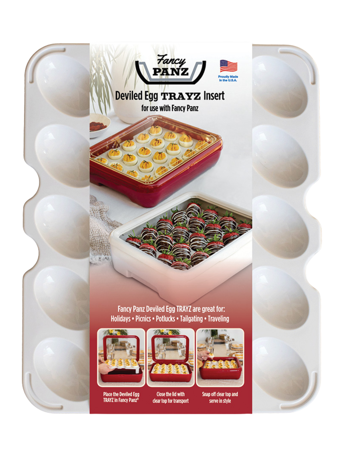 Deviled Egg Trayz Insert for Fancy Panz