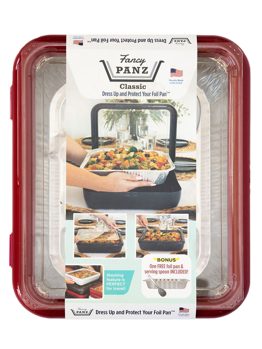 Classic Decorative Serving and Casserole Foil Pan Carrier FANCY PANZ™